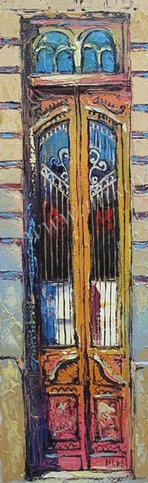 2008 Old Erevan. Doors 120x50sm