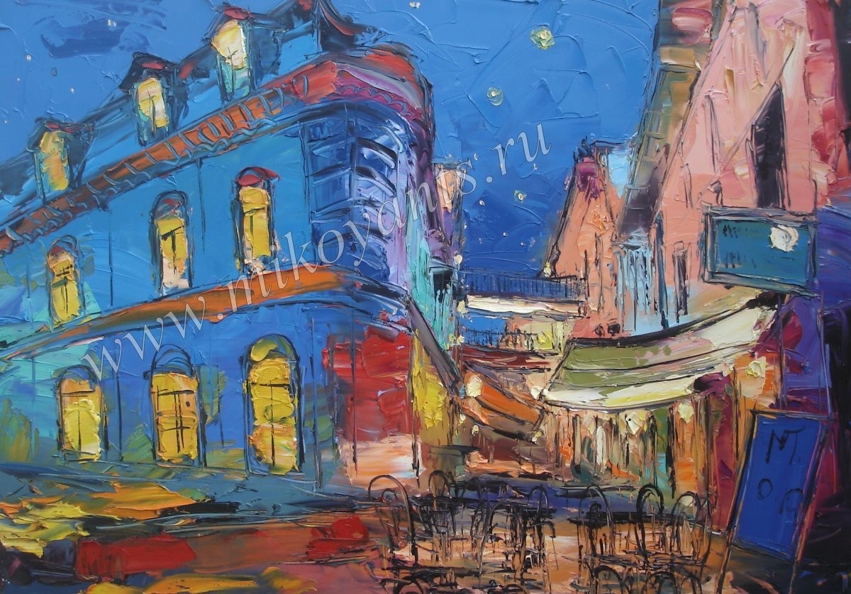 2010 Cafe on Via Safi 60x80sm c.o.