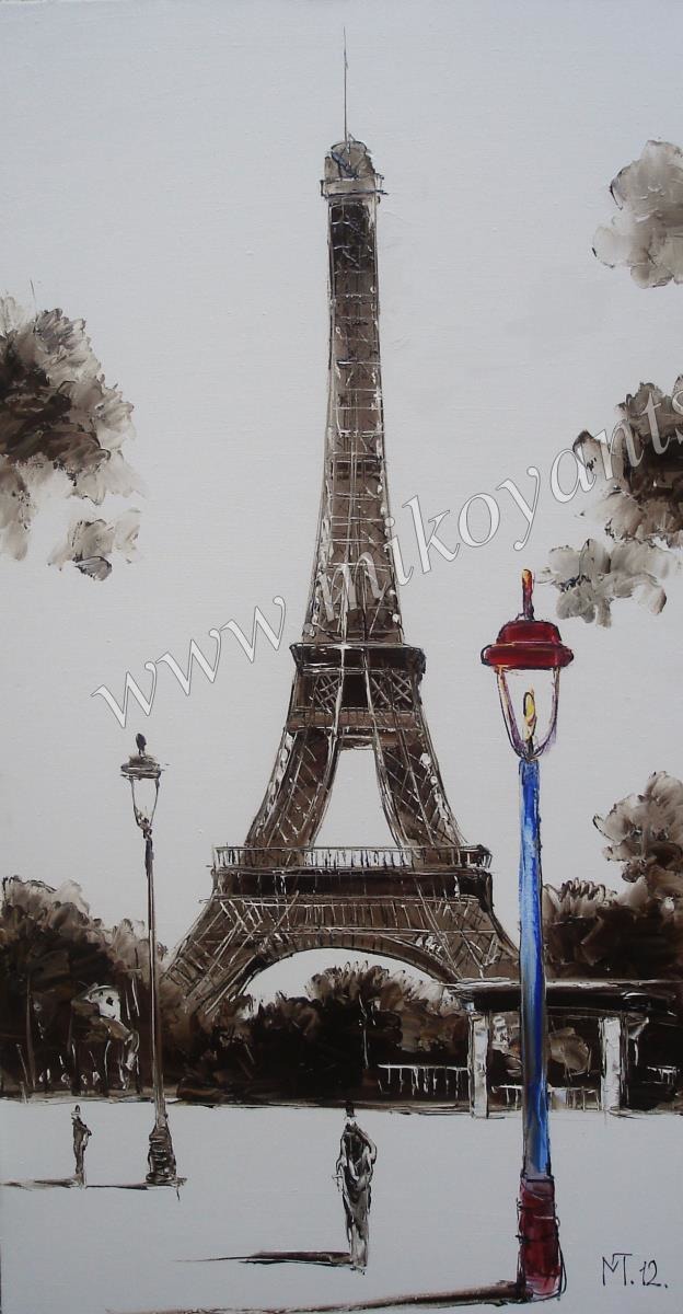 2012 Square near Tour Effel 80x60sm