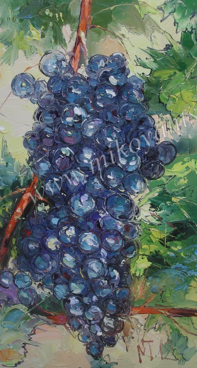 2012 Виноградная лоза 90х50см