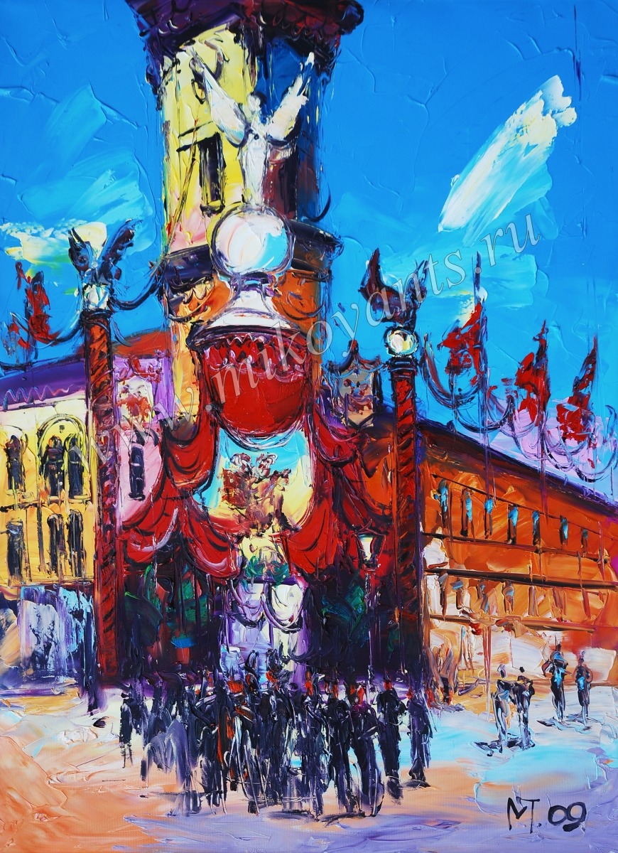 Городская дума. Серия Солнечный Петербург. 60х80см х.м. 2009г.